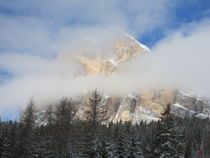 Berg im Nebel von Karlheinz Milde
