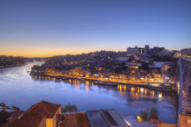  Ponte Dom Luís I und Altstadtviertel Ribeira bei Abenddämmerung, Porto by Torsten Krüger