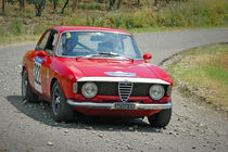 Red vintage Alfa Romeo Giulia 105 racing car by maxal-tamor