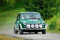 Green vintage Mini Innocenti racing car by maxal-tamor