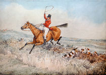Fox hunting, 1837 by Henry Thomas Alken