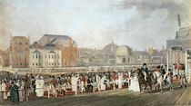 Brighton: The Old Pavilion and Steyne engraved by Charles Richards by English School