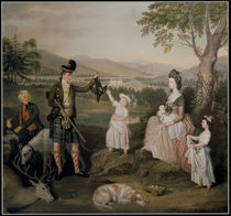 John, the 4th Duke of Atholl and his family by David Allan