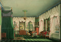 The Bedroom of Elizabeth of Bavaria by Franz Xavier Nachtmann
