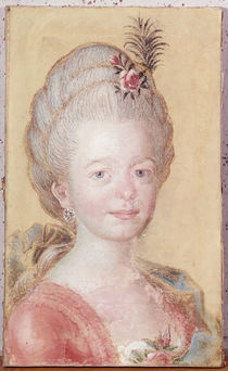 Portrait of the daughter of Carl Linnaeus by Swedish School