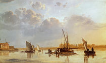 Boats on a River, c. 1658 by Aelbert Cuyp