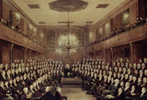 The House of Commons in Session by English School