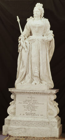 Statue of Queen Anne 1735 by John Michael Rysbrack