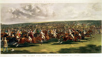 The Start of the Memorable Derby of 1844 by John Frederick Herring Snr