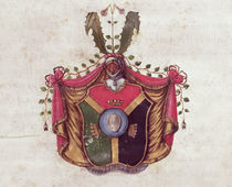 Coat of Arms of the Linnaeus family von Swedish School