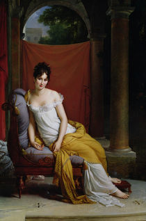 Portrait of Madame Recamier von Francois Pascal Simon, Baron Gerard