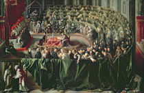 Trial of Galileo, 1633 von Italian School