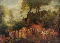 L'Accordee du Village von Jean Antoine Watteau