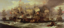 Battle of Cape St.Vincent, 14 February 1797, c.1850 by William Allan