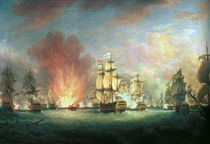 The Moonlight Battle: The Battle off Cape St Vincent by Richard Paton