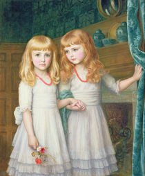 Marjorie and Lettice Wormald by Arthur Hughes