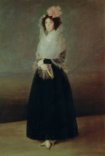 Portrait of the Countess of Carpio Marquesa de la Solana by Francisco Jose de Goya y Lucientes