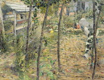 In the Garden, 1885 von Charles Angrand