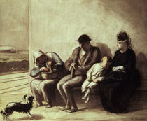 Wayside Railway Station by Honore Daumier