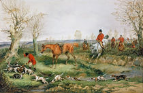 Hunting Scene by Henry Thomas Alken