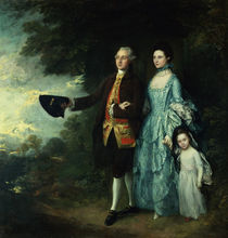 Mr. and Mrs. George Byam and their eldest daughter von Thomas Gainsborough