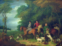 The Return from Shooting, 18th century von Francis Wheatley