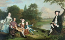 A family of Anglers, 1749 von Arthur Devis