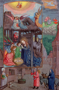 Codex Ser Nov 2844 Birth of Christ by Flemish School