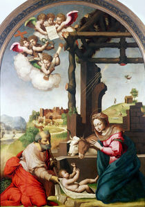 Adoration of the Holy Child by Biagio Pupini