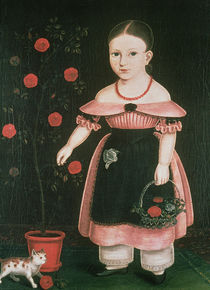 Little Girl in Lavender, c.1840 by John Bradley