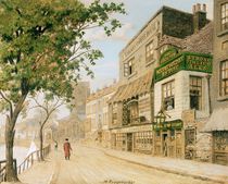 Cheyne Walk, Chelsea, 1857 by Walter Greaves