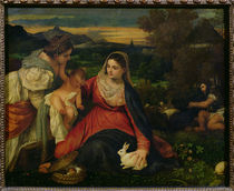 Madonna and Child with St. Catherine c.1530 by Titian