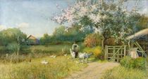Springtime by Alfred East