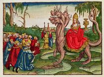 The Whore of Babylon, from the Luther Bible von German School
