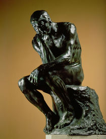 The Thinker, 1881 by Auguste Rodin