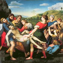 The Entombment, after a Painting by Raphael in the Villa Borghese von Il Sassoferrato