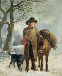 Gathering winter fuel by John Barker