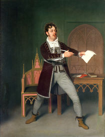 Charles Farley as Francisco in 'A Tale of Mystery' by Thomas Holcroft by Samuel de Wilde