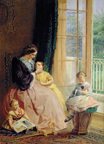 Mrs. Hicks, Mary, Rosa and Elgar by George Elgar Hicks