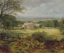 English landscape with a house by Heywood Hardy