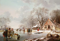 Winter Scene by Andries Vermeulen
