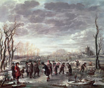Winter Landscape by Willem Kool or Koolen