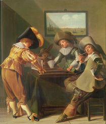 Backgammon Players, 17th century von Dirck Hals