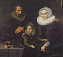 Family Portrait by Dirck Santvoort