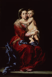 The Virgin of the Rosary, c.1650 by Bartolome Esteban Murillo