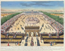 View of the Champs de Mars by French School