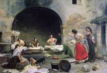 Washerwomen Disputing, 1871 by Jose-Jimenes Aranda