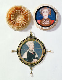 Anne of Cleves , 1539 and Jane Small by Hans Holbein the Younger