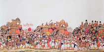 Durbar Procession, c.1815 von Indian School