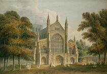 Winchester Cathedral: The Facade from the North-West von John Buckler